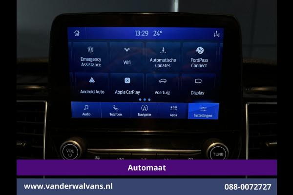 Ford Transit Custom 2.0 TDCI 130pk Automaat L1H1 Euro6 ** Airco | Camera | Navigatie | LED Apple Carplay, Android Auto, LM Velgen, Cruisecontrol, Stoelverwarming, Verwarmde voorruit, Parkeersensoren, Bijrijdersbank