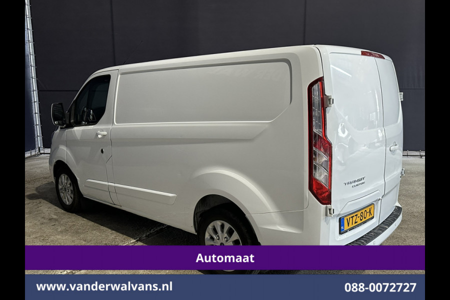 Ford Transit Custom 2.0 TDCI 130pk Automaat L1H1 Euro6 ** Airco | Camera | Navigatie | LED Apple Carplay, Android Auto, LM Velgen, Cruisecontrol, Stoelverwarming, Verwarmde voorruit, Parkeersensoren, Bijrijdersbank
