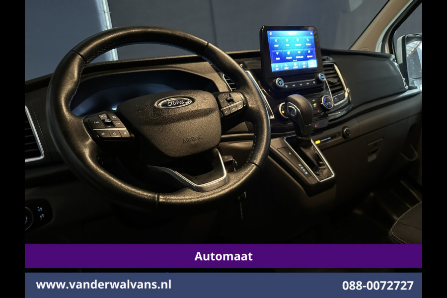 Ford Transit Custom 2.0 TDCI 130pk Automaat L1H1 Euro6 ** Airco | Camera | Navigatie | LED Apple Carplay, Android Auto, LM Velgen, Cruisecontrol, Stoelverwarming, Verwarmde voorruit, Parkeersensoren, Bijrijdersbank