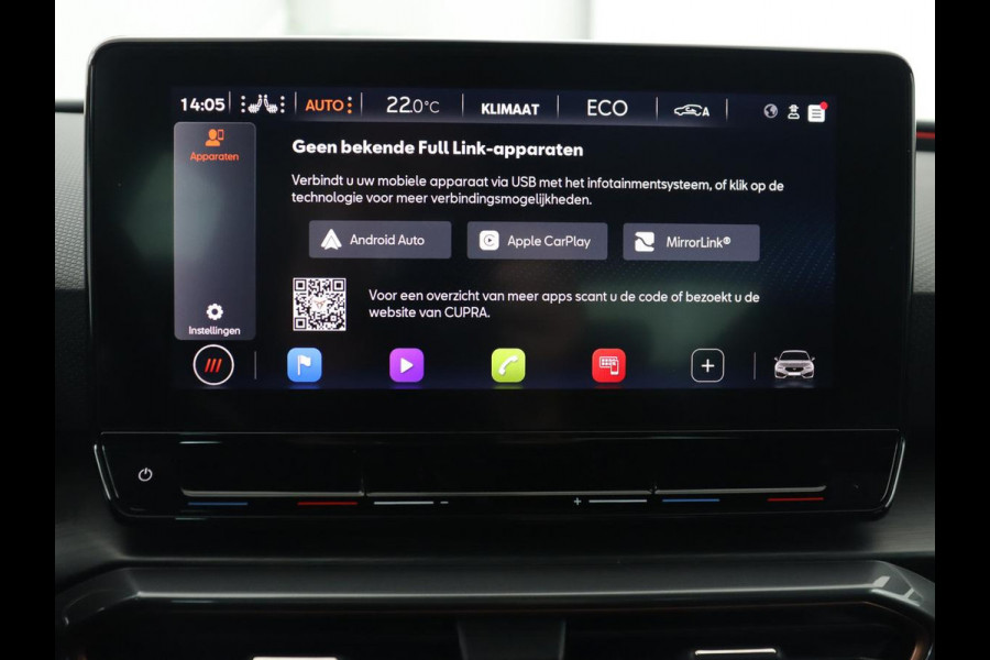 CUPRA Leon 1.4 eHybrid VZ | 245pk | Stoel & stuurverwarming | Carplay | Camera | Adaptive cruise | Navigatie | Sfeerverlichting | Keyless | Sportstoelen | PHEV | Plug In