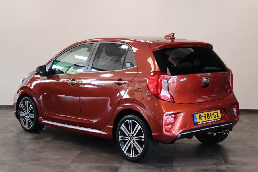 Kia Picanto 1.2 CVVT GT-line 5-Drs. Automaat Navigatie Leder 16'lmv