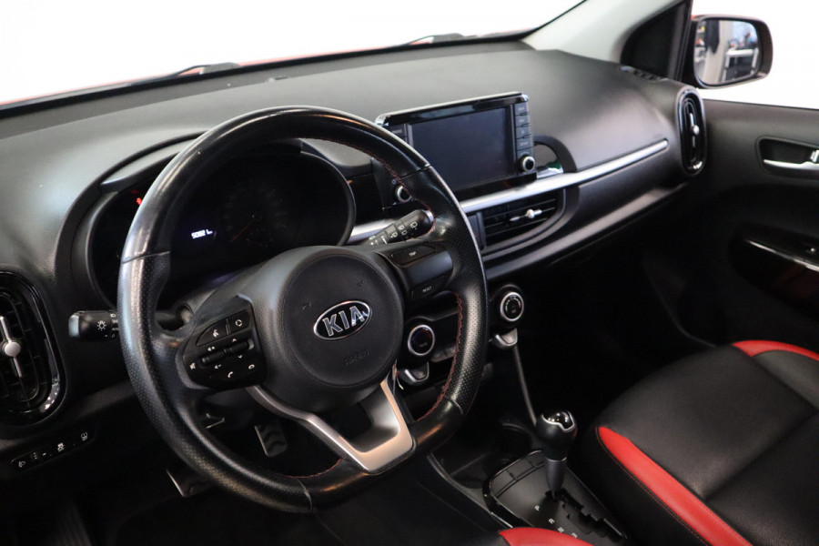 Kia Picanto 1.2 CVVT GT-line 5-Drs. Automaat Navigatie Leder 16'lmv