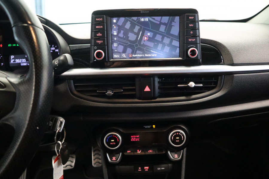 Kia Picanto 1.2 CVVT GT-line 5-Drs. Automaat Navigatie Leder 16'lmv