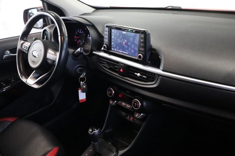 Kia Picanto 1.2 CVVT GT-line 5-Drs. Automaat Navigatie Leder 16'lmv