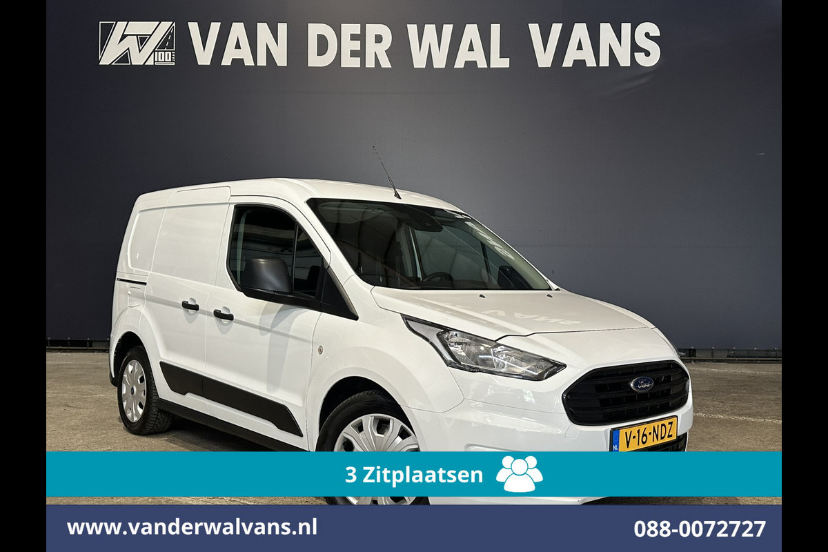 Ford Transit Connect 1.5 EcoBlue 101pk L1H1 Inrichting Euro6 Airco | 3-Zits | Camera | Navigatie | Apple Carplay | Android Auto Cruisecontrol, Parkeersensoren, Verwarmde voorruit, bijrijdersbank
