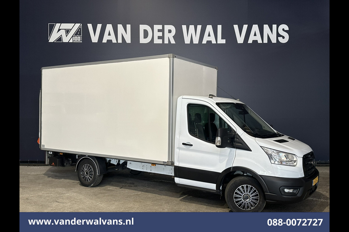 Ford Transit 2.0 TDCI 130pk Bakwagen Laadklep Euro6 Airco | 3-Zits | Cruisecontrol | 1485kg laadvermogen Dhollandia klep, 2800kg trekvermogen Ford Transit 2.0 TDCI 130pk Bakwagen Laadklep Euro6 Airco | 3-Zits | Cruisecontrol | 1485kg laadvermogen Dhollandia klep, 2800kg trekvermogen