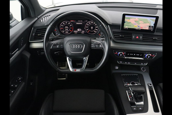 Audi Q5 2.0 TFSI quattro S Line | Panoramadak | Stoelverwarming | Adaptive cruise | Trekhaak | Virtual Cockpit | Carplay | Keyless | 20'' | Half leder | Navigatie | Full LED | Parkeerhulp