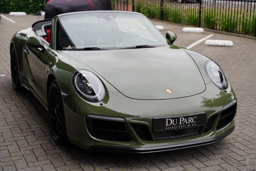 Porsche 911 Cabriolet 3.0 Carrera GTS P.T.S. Nato Green Burmester Lifting
