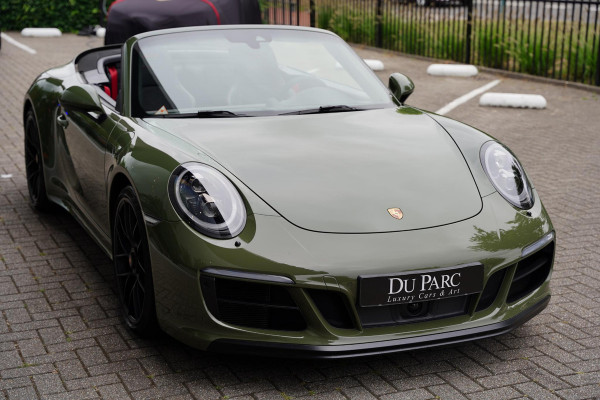 Porsche 911 Cabriolet 3.0 Carrera GTS P.T.S. Nato Green Burmester Lifting