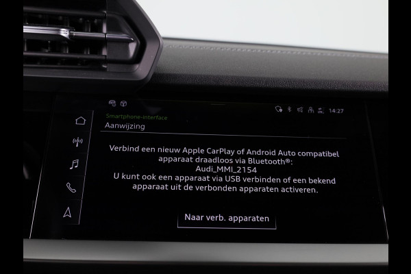 Audi A3 Limousine 30 TFSI S edition 110pk | 18 inch lichtmetalen velgen | Zwart dak | Verlengde garantie | Navigatie