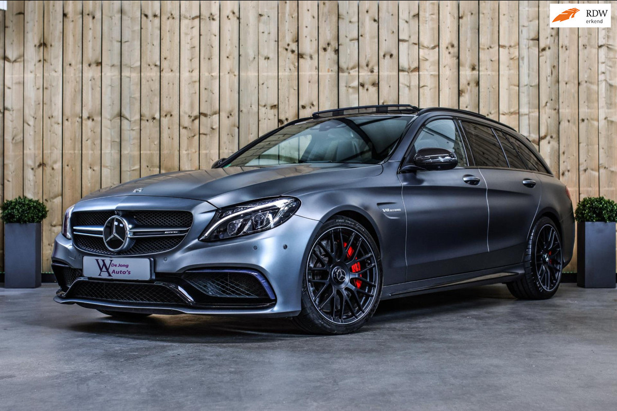 Mercedes-Benz C-Klasse Estate AMG 63 S *Pano*Perf. Stoelen*Burmester*360 Camera*Keyless*
