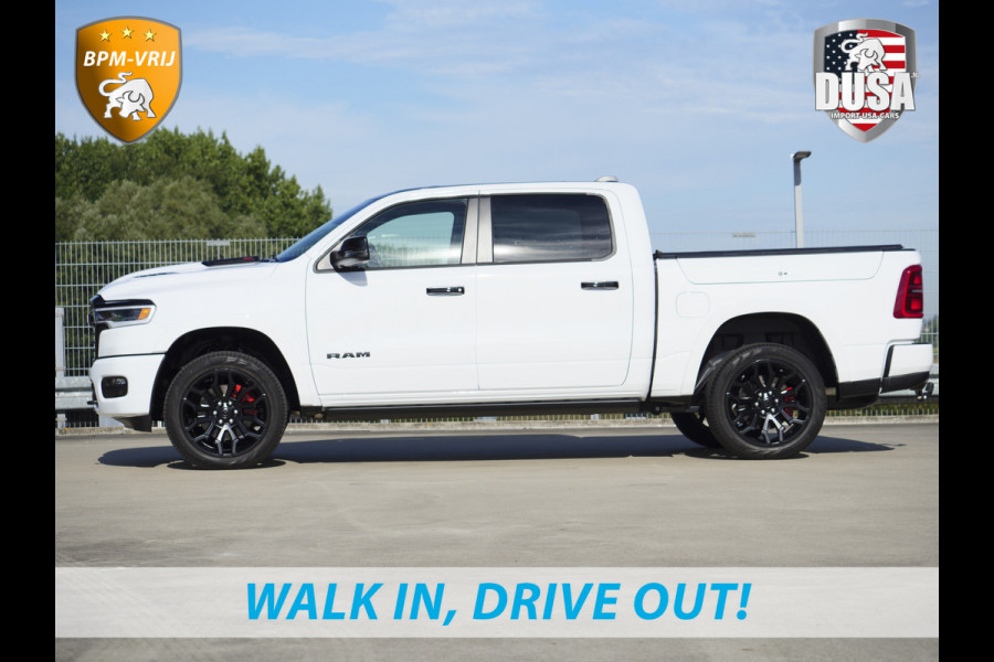 Dodge Ram | 1500 | Limited | Night | 3.0L Twin-Turbo I6 | High Output | DUSA Power Deals | Passenger Display | Trekhaak |  LPG | RAMBOX Getoonde accessoires zijn verkrijgbaar tegen meerprijs