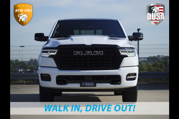 Dodge Ram | 1500 | Limited | Night | 3.0L Twin-Turbo I6 | High Output | DUSA Power Deals | Passenger Display | Trekhaak |  LPG | RAMBOX Getoonde accessoires zijn verkrijgbaar tegen meerprijs