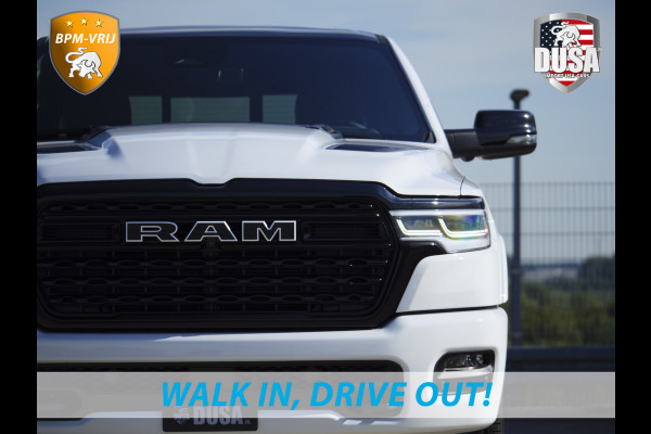 Dodge Ram | 1500 | Limited | Night | 3.0L Twin-Turbo I6 | High Output | DUSA Power Deals | Passenger Display | Trekhaak |  LPG | RAMBOX Getoonde accessoires zijn verkrijgbaar tegen meerprijs