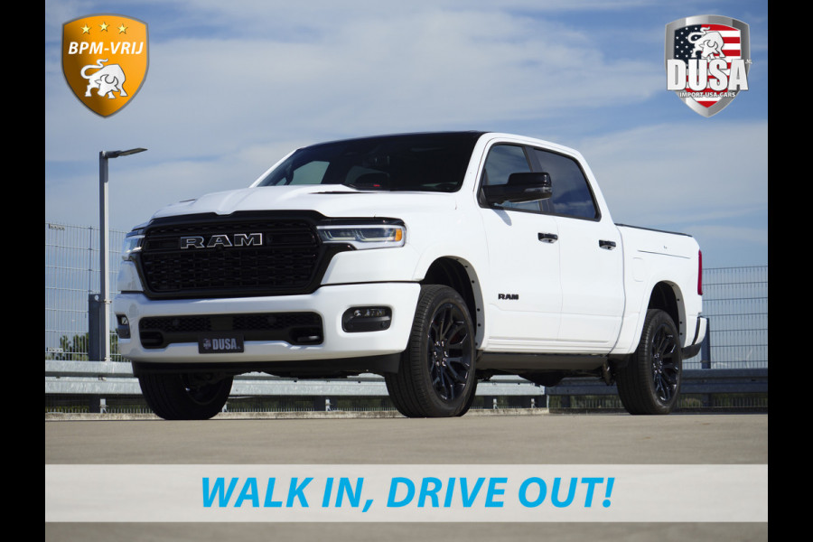 Dodge Ram | 1500 | Limited | Night | 3.0L Twin-Turbo I6 | High Output | DUSA Power Deals | Passenger Display | Trekhaak |  LPG | RAMBOX Getoonde accessoires zijn verkrijgbaar tegen meerprijs