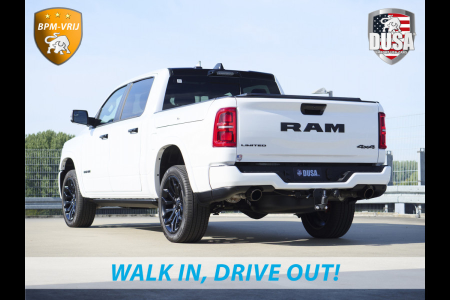 Dodge Ram | 1500 | Limited | Night | 3.0L Twin-Turbo I6 | High Output | DUSA Power Deals | Passenger Display | Trekhaak |  LPG | RAMBOX Getoonde accessoires zijn verkrijgbaar tegen meerprijs