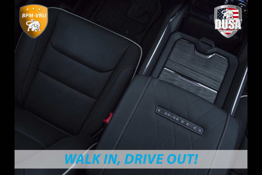 Dodge Ram | 1500 | Limited | Night | 3.0L Twin-Turbo I6 | High Output | DUSA Power Deals | Passenger Display | Trekhaak |  LPG | RAMBOX Getoonde accessoires zijn verkrijgbaar tegen meerprijs