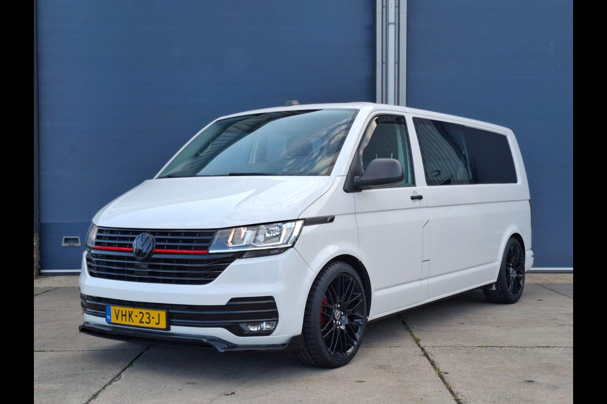 Volkswagen Transporter 2.0 TDI L2H1 30 DC VERLAAGD / SPOILERS IN KLEUR / AIRCO / CRUISE /  DUBBEL CABINE