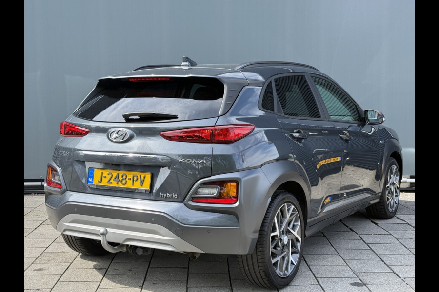 Hyundai Kona BWJ 2020 | 1.6 GDI 142PK HEV Premium | TREKHAAK | LEER | CAMERA A | CARPLAY | CLIMA | NAVI | AD CRUISE |