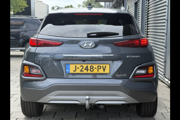 Hyundai Kona BWJ 2020 | 1.6 GDI 142PK HEV Premium | TREKHAAK | LEER | CAMERA A | CARPLAY | CLIMA | NAVI | AD CRUISE |