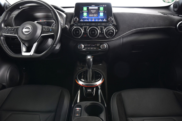 Nissan Juke 1.0 DIG-T 115 PK N-Design - Automaat | Adapt. Cruise | Stoel-+Voorruitverw. | Bose | 360 Camera | NAV + App. Connect | ECC | LM 19" | Afn. Trekhaak |