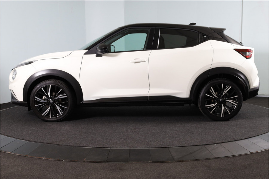 Nissan Juke 1.0 DIG-T 115 PK N-Design - Automaat | Adapt. Cruise | Stoel-+Voorruitverw. | Bose | 360 Camera | NAV + App. Connect | ECC | LM 19" | Afn. Trekhaak |