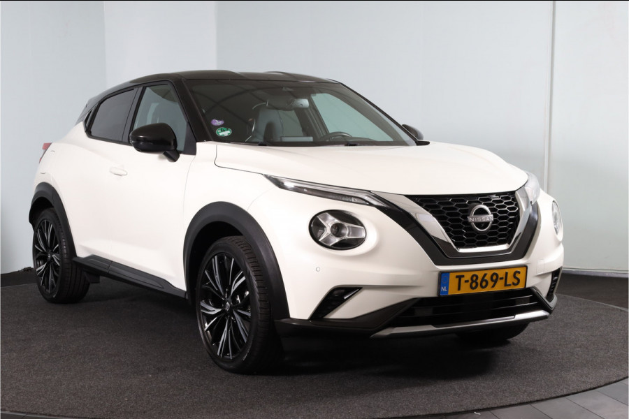 Nissan Juke 1.0 DIG-T 115 PK N-Design - Automaat | Adapt. Cruise | Stoel-+Voorruitverw. | Bose | 360 Camera | NAV + App. Connect | ECC | LM 19" | Afn. Trekhaak |