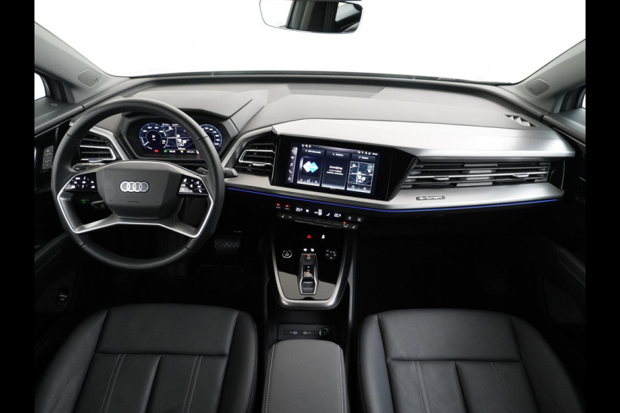 Audi Q4 e-tron 50 quattro Advanced edition 77 kWh MEMORY SEAT | ELEK. TREKHAAK | LEDER | RIJKLAARPRIJS incl. 12mnd BOVAG