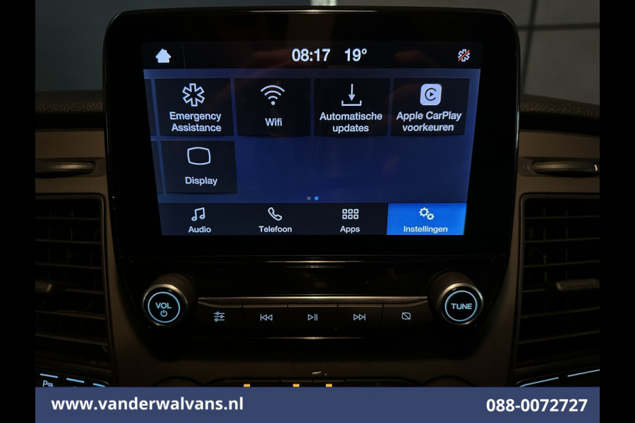 Ford Transit Custom 2.0 TDCI 131pk L2H1 Euro6 Airco | Apple Carplay | LED | Cruisecontrol | Stoelverwarming Verwarmde voorruit, Parkeersensoren, Bijrijdersbank, 2800kg trekvermogen