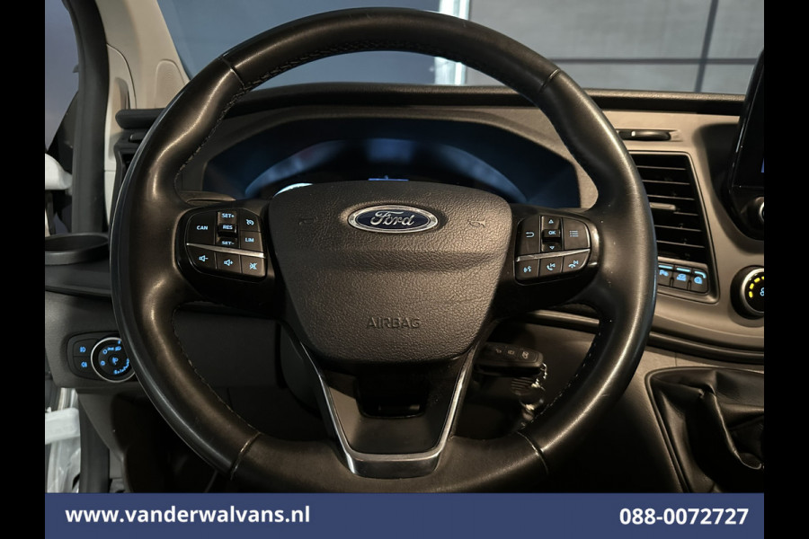 Ford Transit Custom 2.0 TDCI 131pk L2H1 Euro6 Airco | Apple Carplay | LED | Cruisecontrol | Stoelverwarming Verwarmde voorruit, Parkeersensoren, Bijrijdersbank, 2800kg trekvermogen