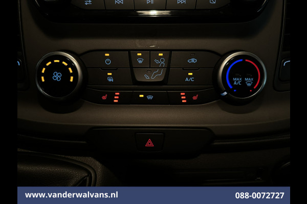 Ford Transit Custom 2.0 TDCI 131pk L2H1 Euro6 Airco | Apple Carplay | LED | Cruisecontrol | Stoelverwarming Verwarmde voorruit, Parkeersensoren, Bijrijdersbank, 2800kg trekvermogen