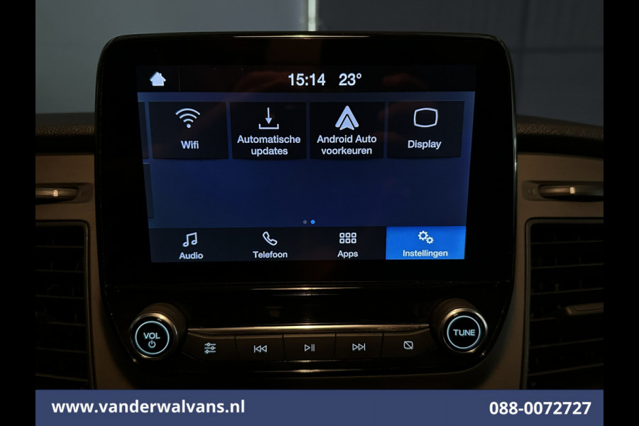 Ford Transit Custom 2.0 TDCI 130pk L2H1 Euro6 ** Airco | Android Auto | Stoelverwarming | Cruisecontrol | Parkeersensoren 2800kg trekvermogen, verwarmde voorruit, bijrijdersbank, LED