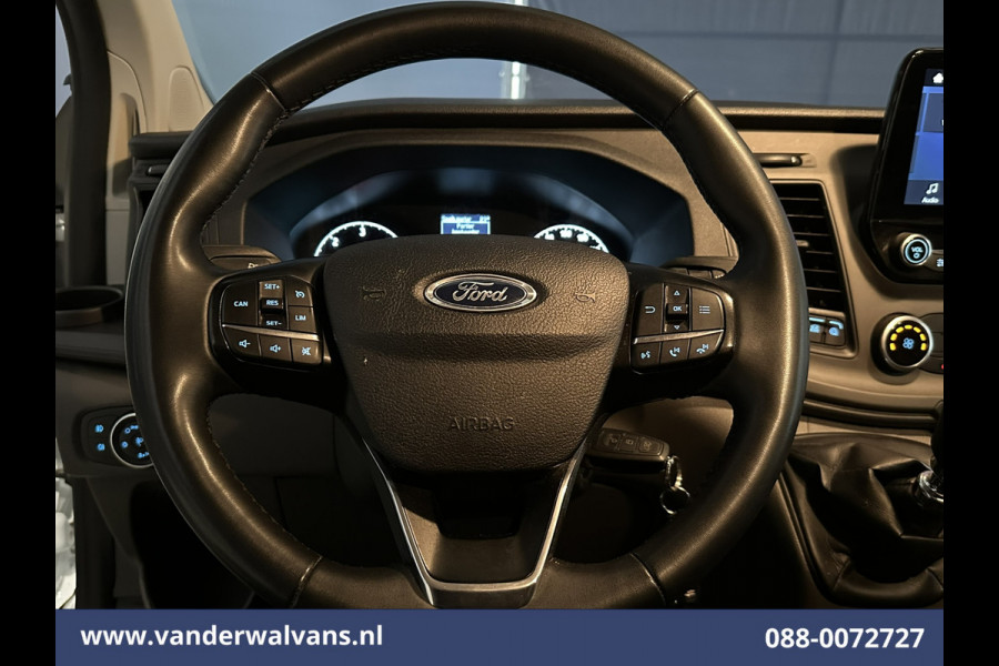 Ford Transit Custom 2.0 TDCI 130pk L2H1 Euro6 ** Airco | Android Auto | Stoelverwarming | Cruisecontrol | Parkeersensoren 2800kg trekvermogen, verwarmde voorruit, bijrijdersbank, LED