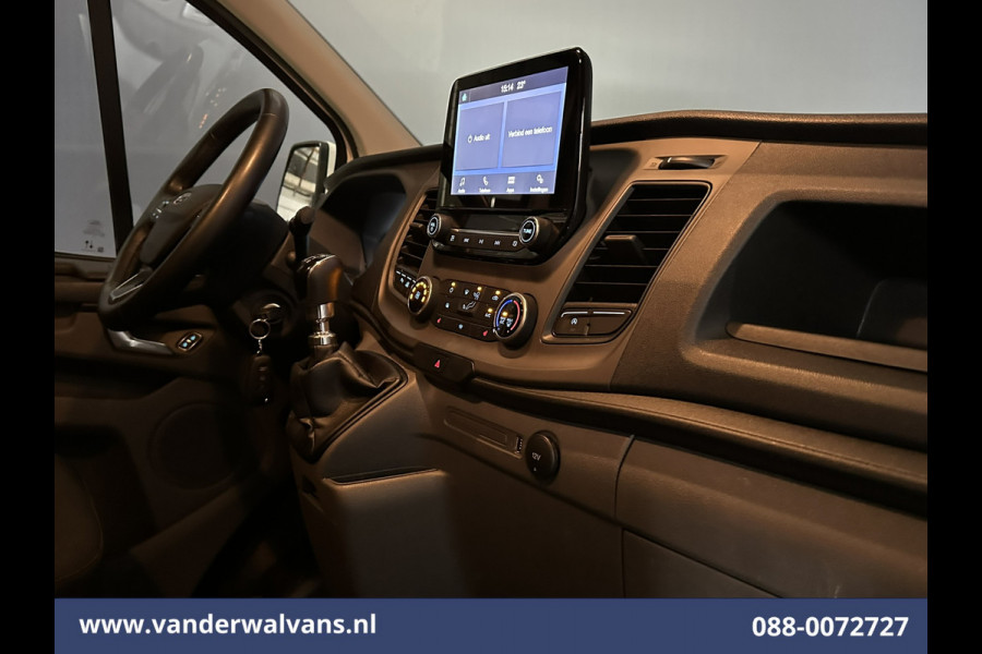 Ford Transit Custom 2.0 TDCI 130pk L2H1 Euro6 ** Airco | Android Auto | Stoelverwarming | Cruisecontrol | Parkeersensoren 2800kg trekvermogen, verwarmde voorruit, bijrijdersbank, LED
