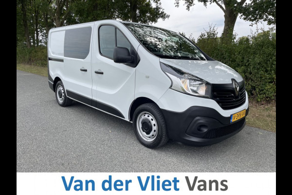 Renault Trafic 1.6 dCi 126pk E6 Comfort 3 zits BPM Vrij! Lease €240 p/m, Airco, Navi, Trekhaak, PDC, Volledig onderhoudshistorie aanwezig