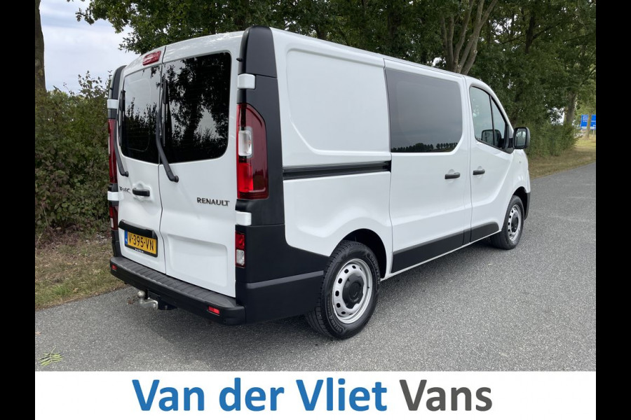 Renault Trafic 1.6 dCi 126pk E6 Comfort 3 zits BPM Vrij! Lease €240 p/m, Airco, Navi, Trekhaak, PDC, Volledig onderhoudshistorie aanwezig