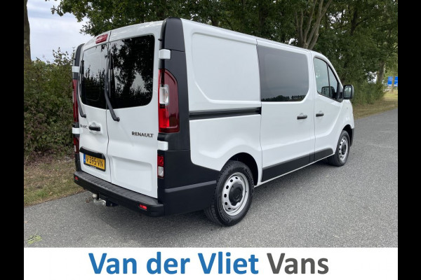 Renault Trafic 1.6 dCi 126pk E6 Comfort 3 zits BPM Vrij! Lease €240 p/m, Airco, Navi, Trekhaak, PDC, Volledig onderhoudshistorie aanwezig