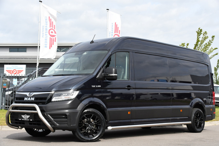 MAN TGE 3.180 35 2.0 L4H3 PB Edition Camera, Cruise, Carplay, 177pk, Sensoren, Automaat, LED, Clima, Uniek!