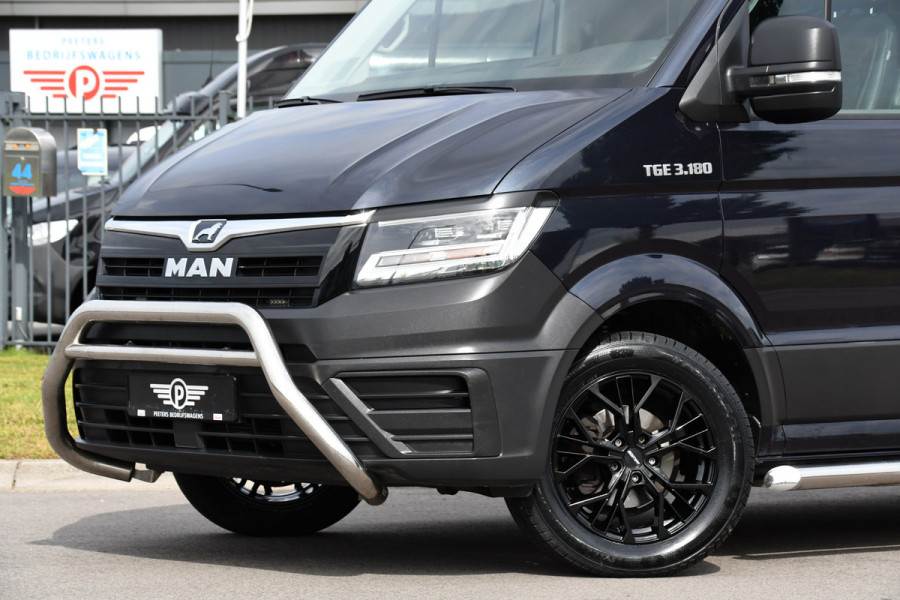 MAN TGE 3.180 35 2.0 L4H3 PB Edition Camera, Cruise, Carplay, 177pk, Sensoren, Automaat, LED, Clima, Uniek!