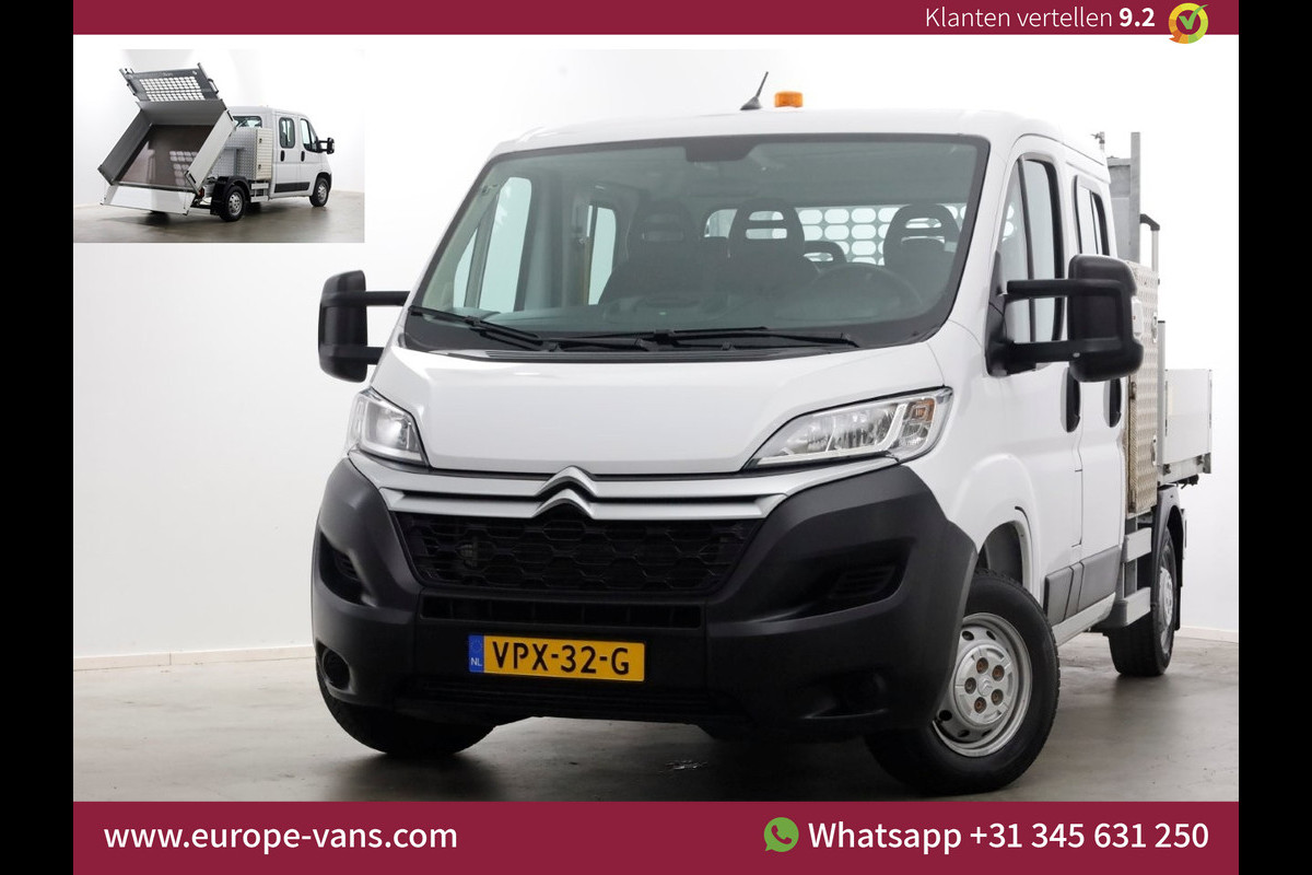 Citroën Jumper 35 2.2 BlueHDi 140pk L2H1 D.C. Kipper Airco 06-2022 Citroën Jumper 35 2.2 BlueHDi 140pk L2H1 D.C. Kipper Airco 06-2022