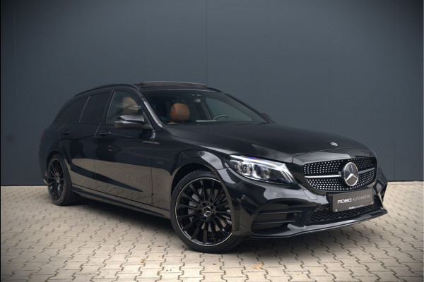Mercedes-Benz C-Klasse Estate 300 e Business Solution AMG | Panoramadak | Stoelverwarming | Multibeam LED | Camera | Navigatie | Parkeersensoren | Leer | Apple Carplay | Ambiance Verlichting