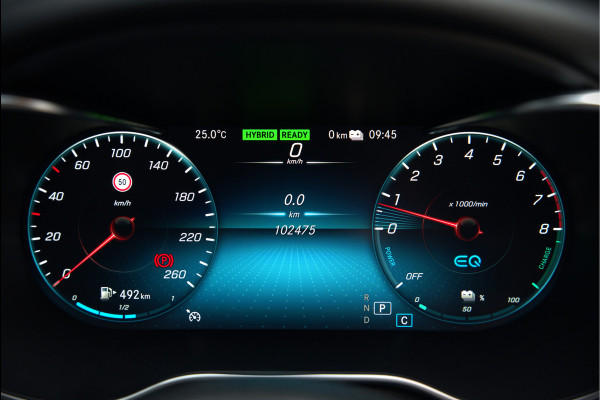 Mercedes-Benz C-Klasse Estate 300 e Business Solution AMG | Panoramadak | Stoelverwarming | Multibeam LED | Camera | Navigatie | Parkeersensoren | Leer | Apple Carplay | Ambiance Verlichting