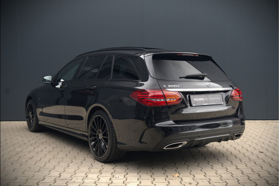 Mercedes-Benz C-Klasse Estate 300 e Business Solution AMG | Panoramadak | Stoelverwarming | Multibeam LED | Camera | Navigatie | Parkeersensoren | Leer | Apple Carplay | Ambiance Verlichting