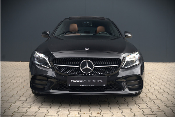 Mercedes-Benz C-Klasse Estate 300 e Business Solution AMG | Panoramadak | Stoelverwarming | Multibeam LED | Camera | Navigatie | Parkeersensoren | Leer | Apple Carplay | Ambiance Verlichting