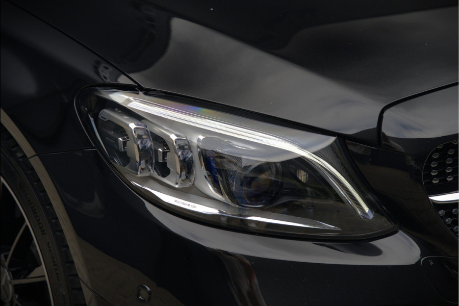 Mercedes-Benz C-Klasse Estate 300 e Business Solution AMG | Panoramadak | Stoelverwarming | Multibeam LED | Camera | Navigatie | Parkeersensoren | Leer | Apple Carplay | Ambiance Verlichting