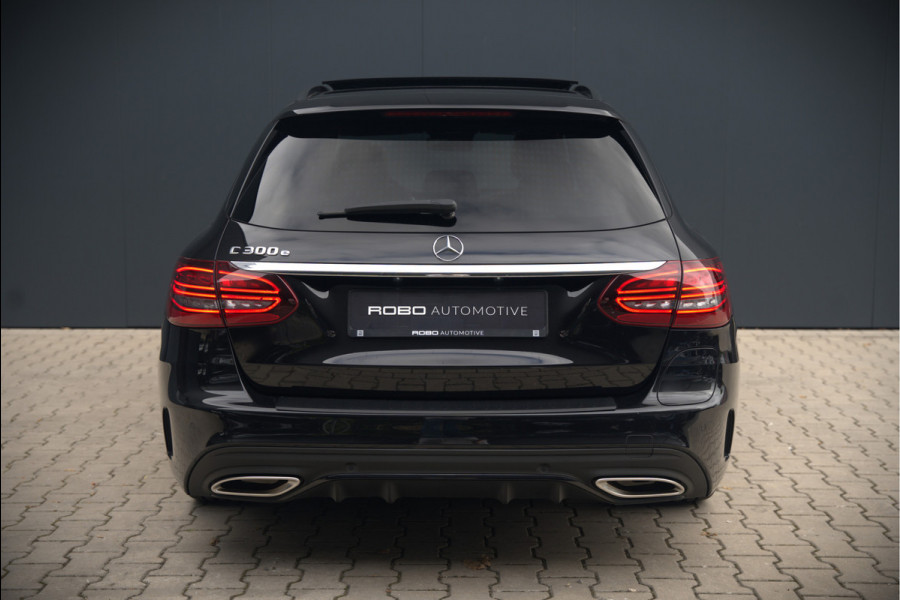Mercedes-Benz C-Klasse Estate 300 e Business Solution AMG | Panoramadak | Stoelverwarming | Multibeam LED | Camera | Navigatie | Parkeersensoren | Leer | Apple Carplay | Ambiance Verlichting