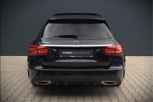 Mercedes-Benz C-Klasse Estate 300 e Business Solution AMG | Panoramadak | Stoelverwarming | Multibeam LED | Camera | Navigatie | Parkeersensoren | Leer | Apple Carplay | Ambiance Verlichting