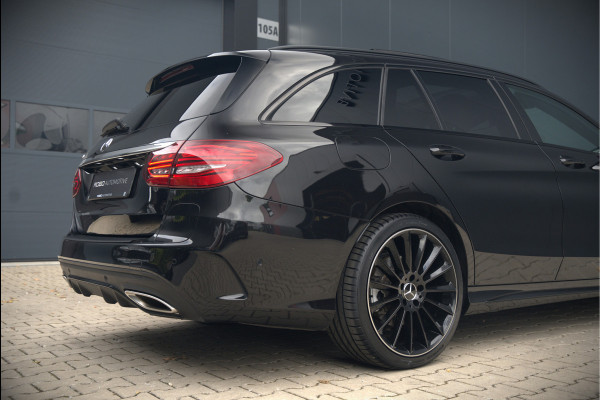 Mercedes-Benz C-Klasse Estate 300 e Business Solution AMG | Panoramadak | Stoelverwarming | Multibeam LED | Camera | Navigatie | Parkeersensoren | Leer | Apple Carplay | Ambiance Verlichting