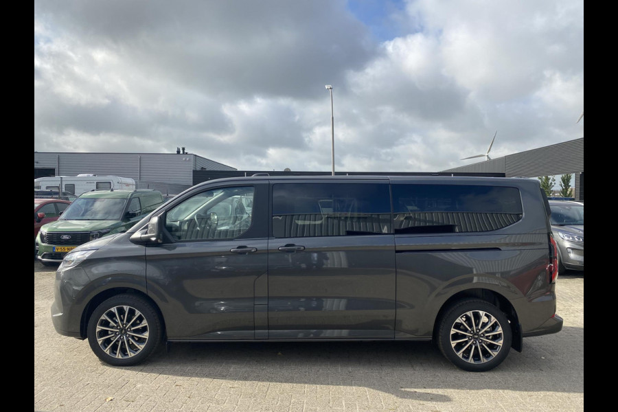Ford Transit Custom Tourneo 340 2.5 PHEV L2H1 Titanium X Zuid | 233pk |  Incl. BTW/BPM Rijklaar | Luxury Pack | 16-weg elektrisch verstelbare AGR | Inklapbare trekhaak | Verwarmbaar stuurwiel |