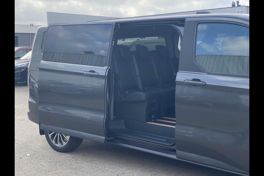 Ford Transit Custom Tourneo 340 2.5 PHEV L2H1 Titanium X Zuid | 233pk |  Incl. BTW/BPM Rijklaar | Luxury Pack | 16-weg elektrisch verstelbare AGR | Inklapbare trekhaak | Verwarmbaar stuurwiel |